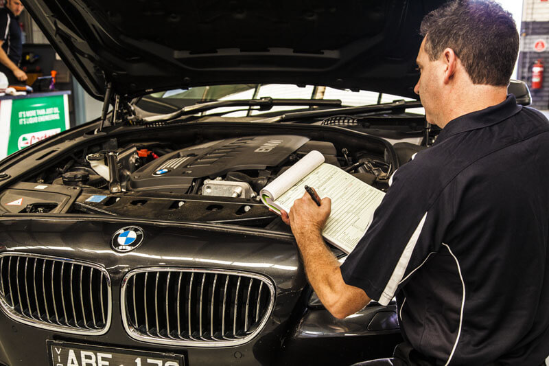 Engine bay inspection